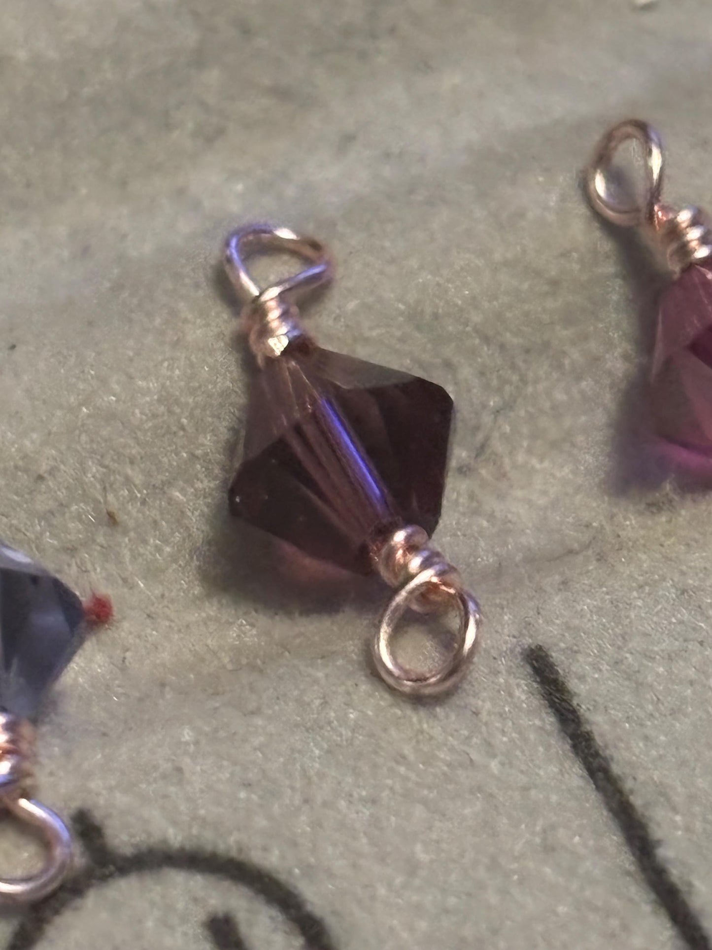Wire Wrapped Individual Crystals