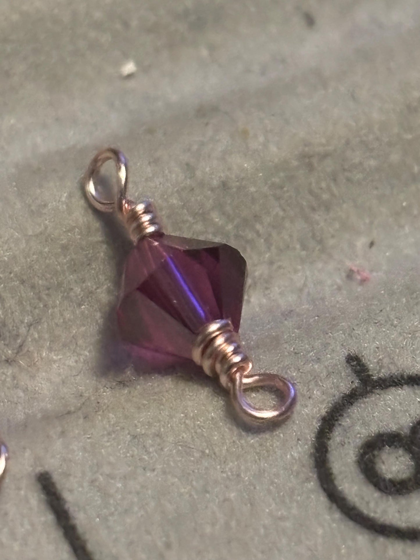 Wire Wrapped Individual Crystals
