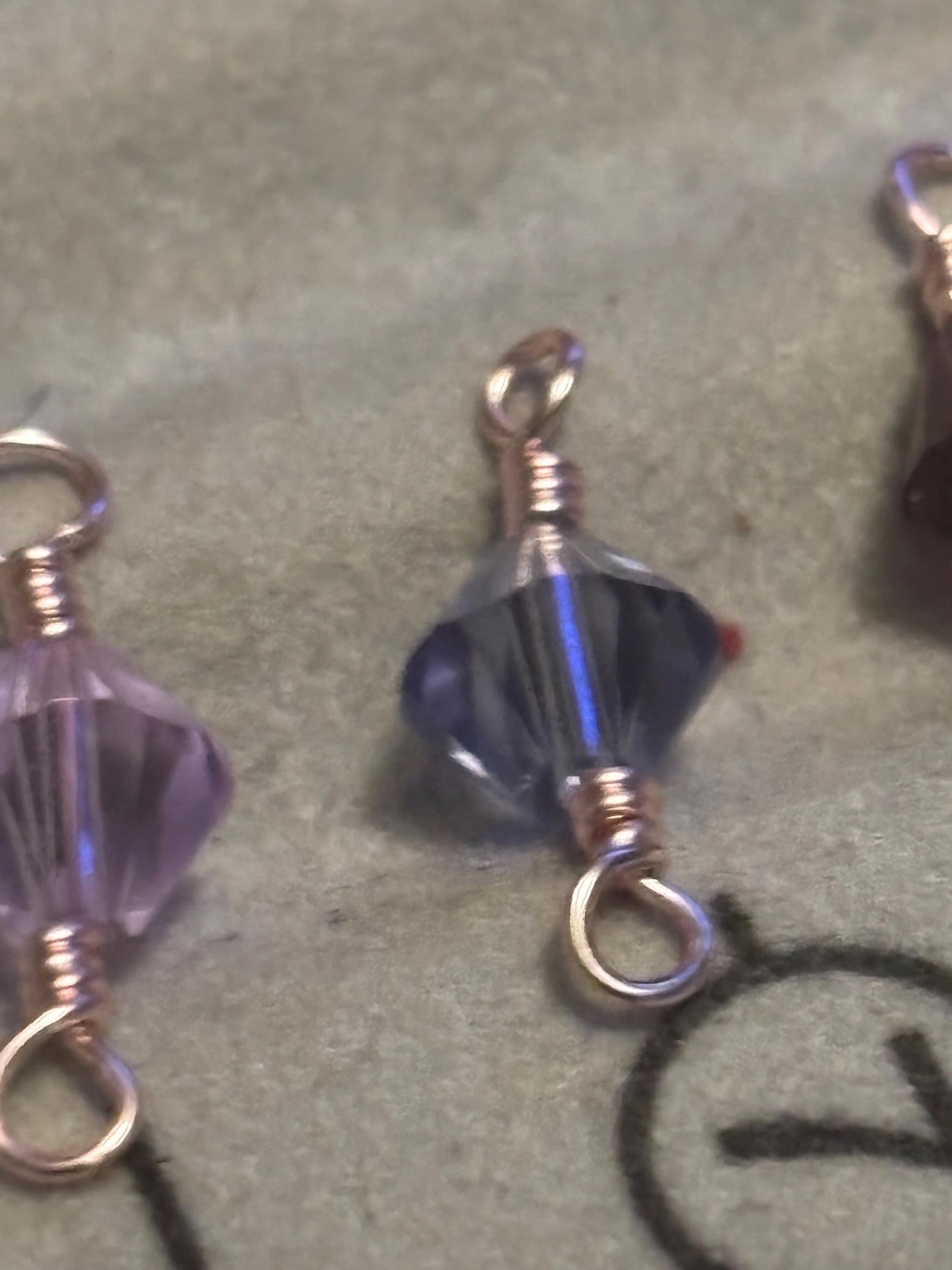 Wire Wrapped Individual Crystals