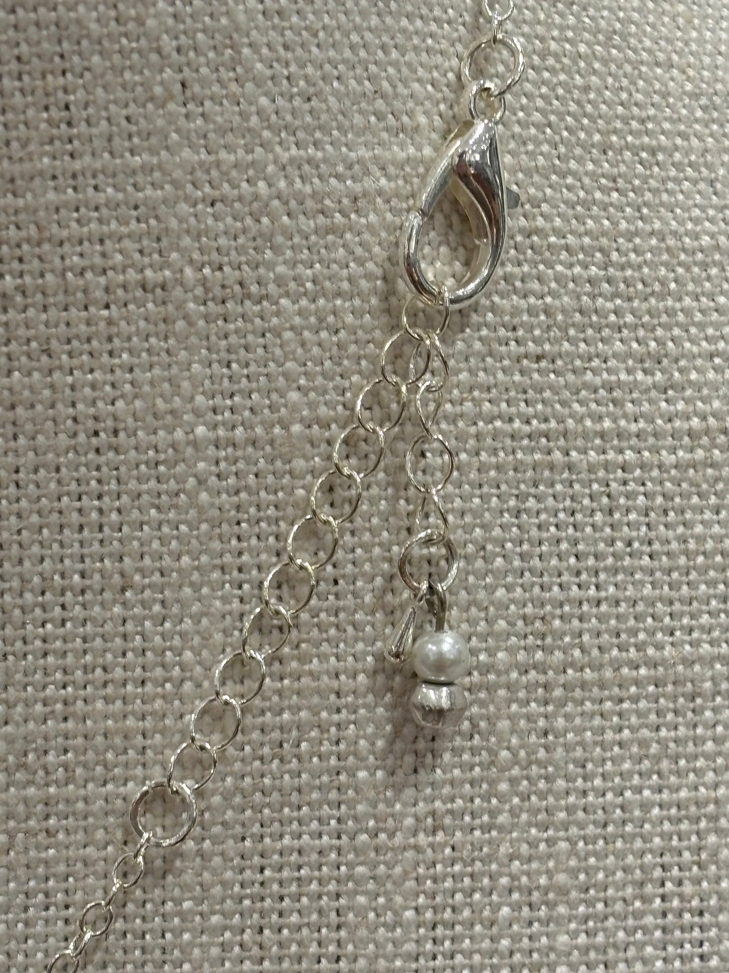 Pearl and Plates Necklace